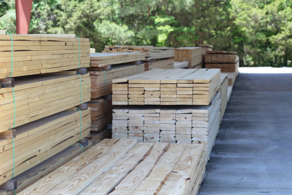 Lumber Yard Prassel Lumber Ridgeland & Jackson Mississippi